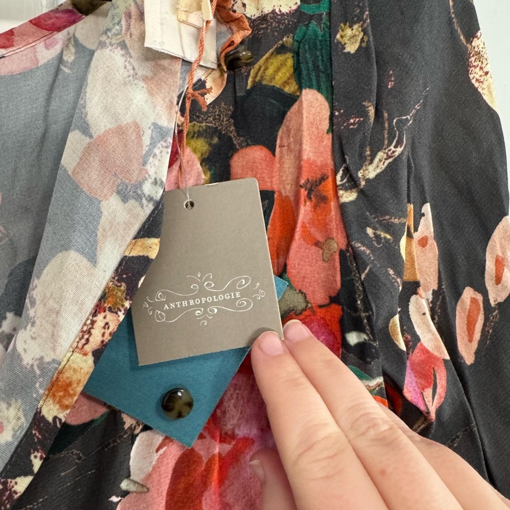 Meadow rue by Anthropologie. Floral Fall dress. Size 4 - Picture 8 of 8